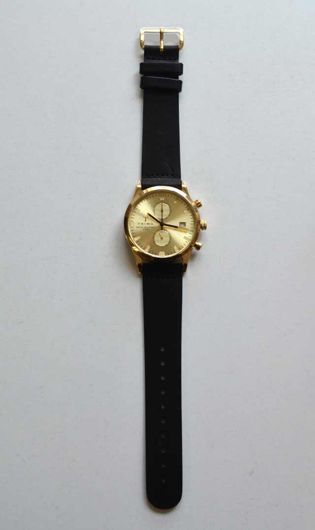 TORIWAのゴールドの時計ベルト交換